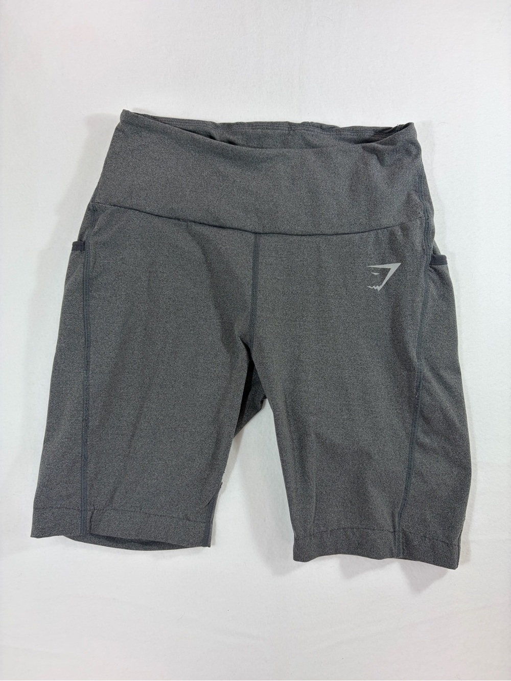 Gymshark Women's High-Waist Gray Performance Shorts - Size Small